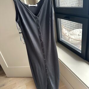 All in Favor button down dress- XS